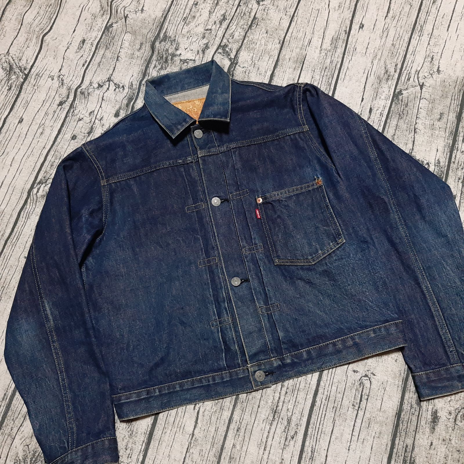 大戦 4つボタン Levi's 71506XX ファースト 雰囲気 98年日本製 size 38】4つボタン 大戦 Levi's 71506XX 99年 ファースト 日本製 90s