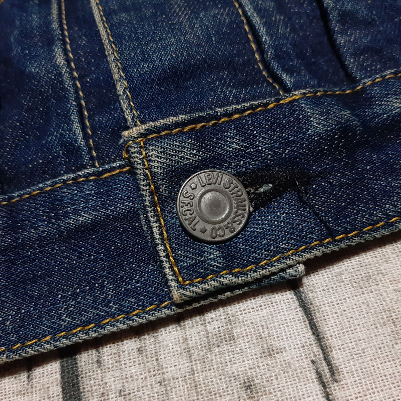 size 38】4つボタン 大戦 Levi's 71506XX 99年 ファースト 日本製 90s