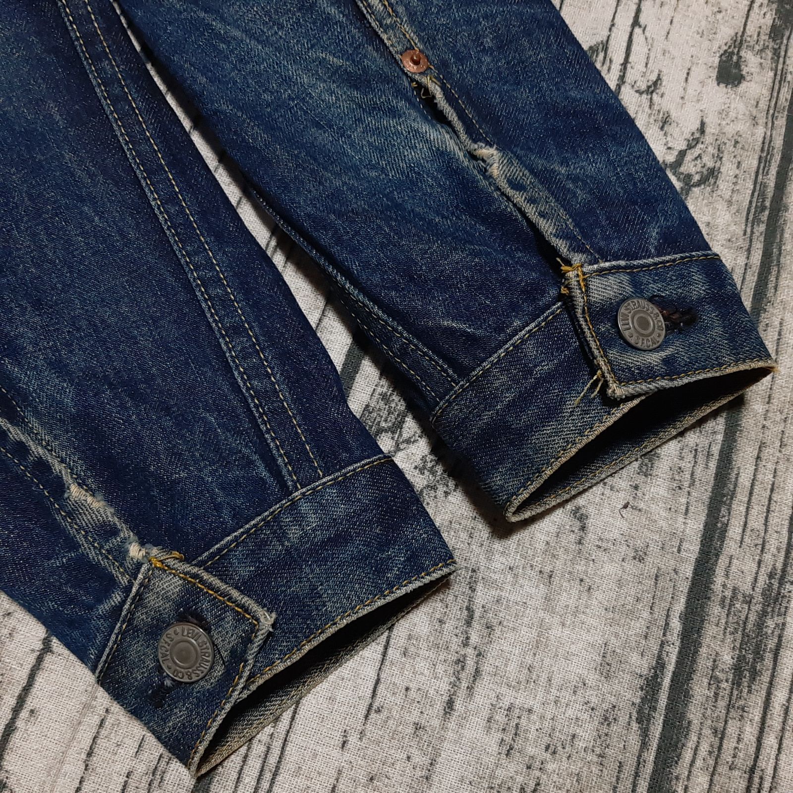 size 38】4つボタン 大戦 Levi's 71506XX 99年 ファースト 日本製 90s