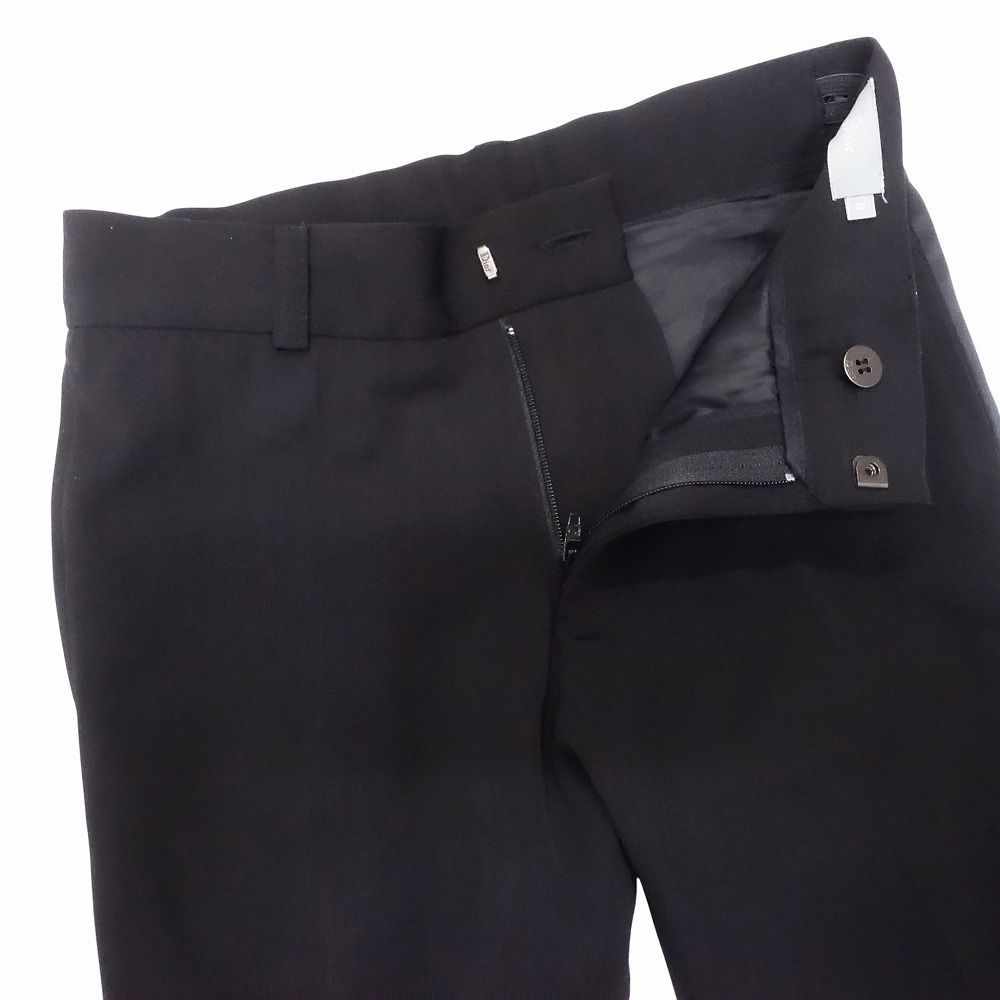 Dior homme ディオールオム キッズ サイドライン スラックス パンツ サイズ8 120 cm ブラック