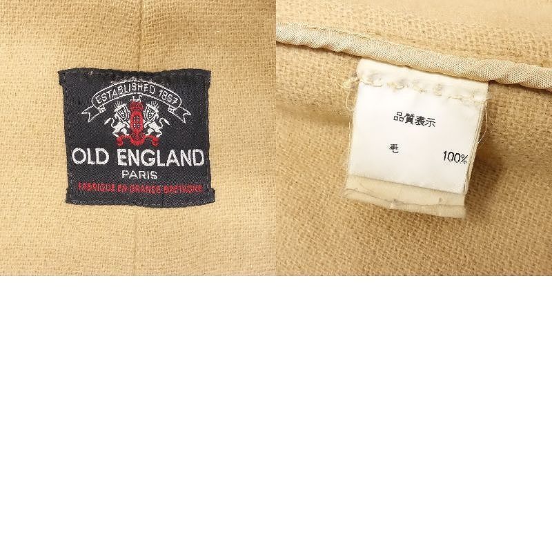 OLD ENGLAND オールドイングランド ダッフルコート ヘリンボーン柄