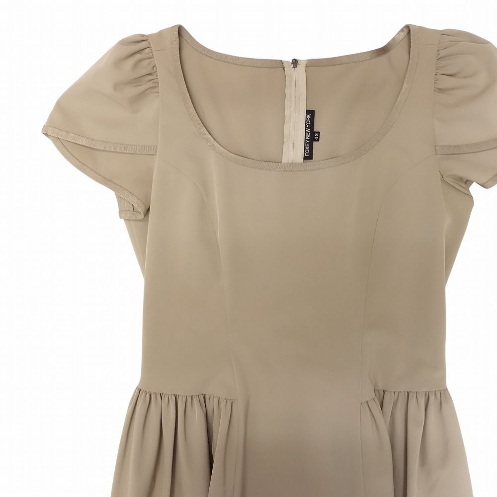 FOXEY NEW YORK フォクシーニューヨーク 21359 パフスリーブ ギャザー