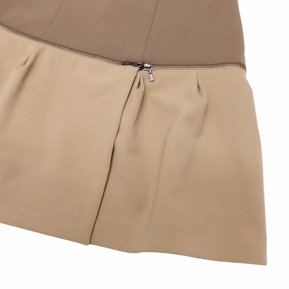 【極美品】フォクシー ニューヨーク 切り替え ダブルモーメント ワンピ 38 FOXEY NEW YORK フォクシーニューヨーク 32859 ダブルモーメント