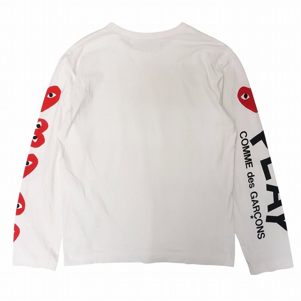 play comme des garcons 正規品 ロンT PLAY COMME des GARCONS プレイコムデギャルソン AZ-T262 LS TEE RED