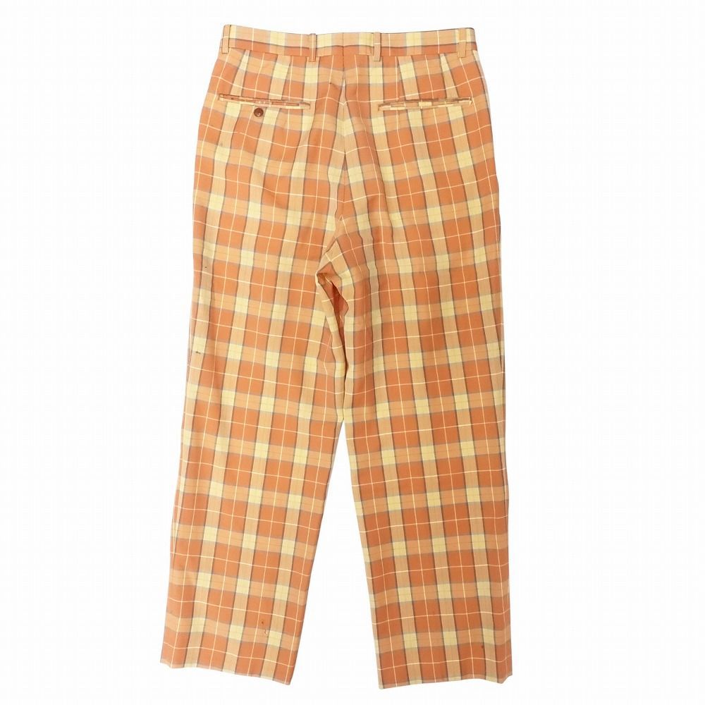 Christian Dior クリスチャンディオール ゴルフ チェック柄 2タック