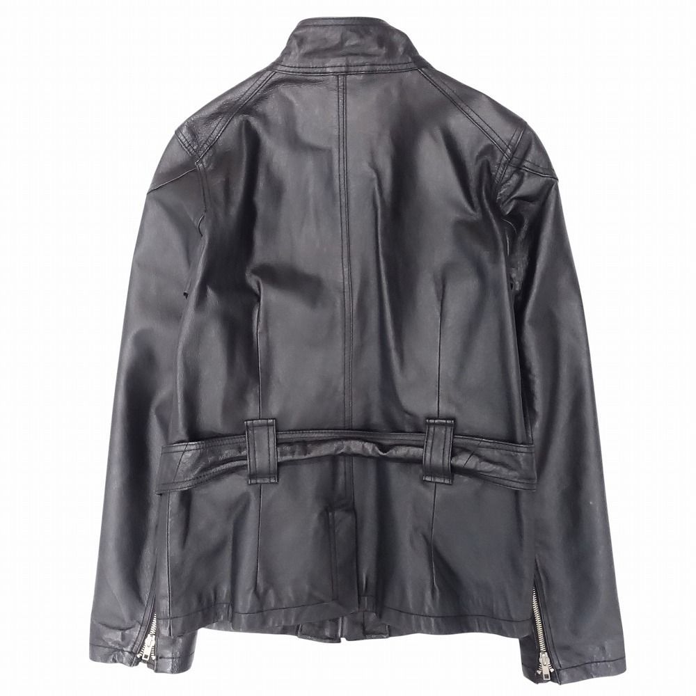 Rinascimento リナシメント TEDDY linea JEANS 本革 レザー ライダース 