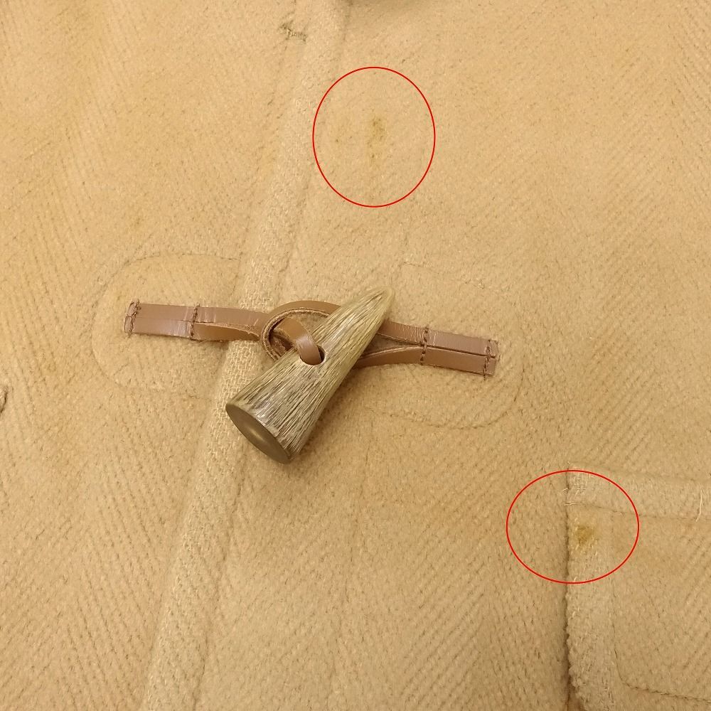 OLD ENGLAND オールドイングランド ダッフルコート ヘリンボーン柄