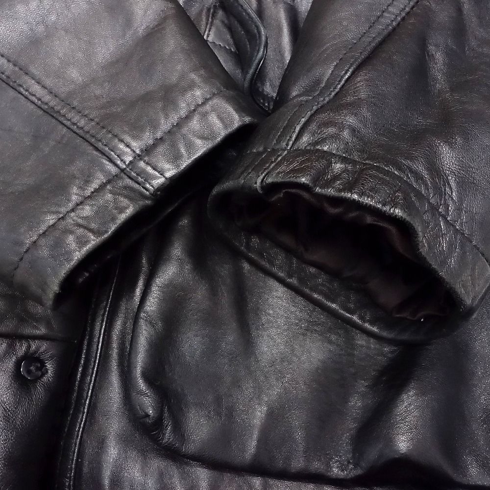 原宿マザー HARAJUKU MOTHER ラムスキン フード付き レザージャケット