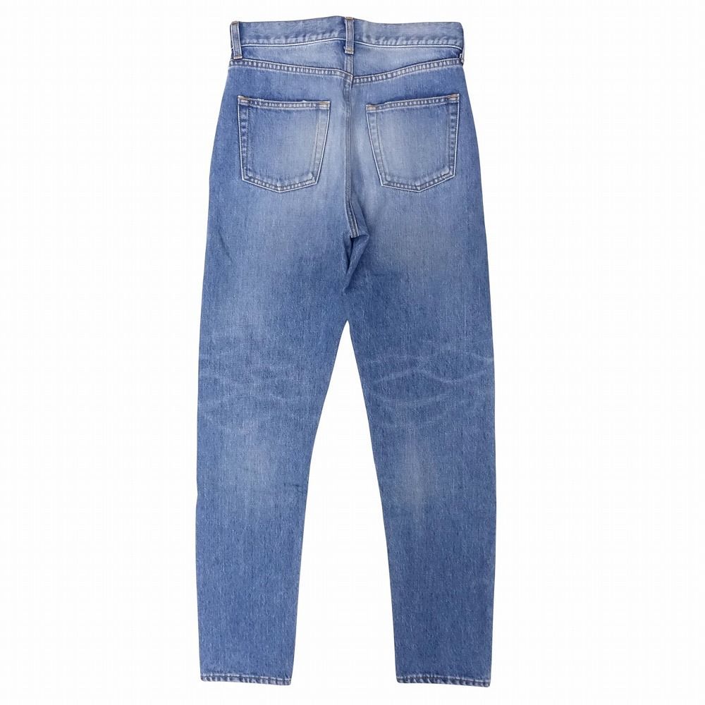 17aw SAINT LAURENT サンローラン デニム パンツ ロゴ刺繍 スリム