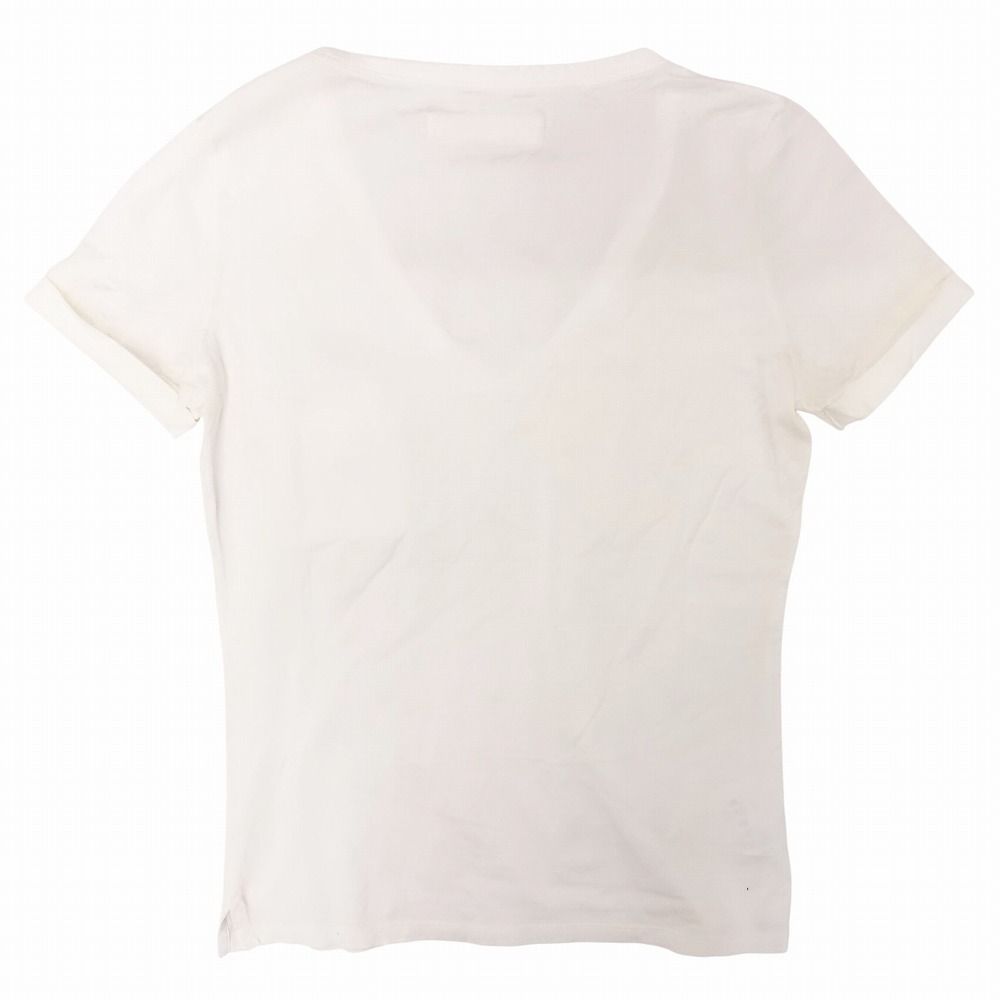 PRADA プラダ Tシャツ カットソー Vネック 半袖 フラップポケット ロゴ