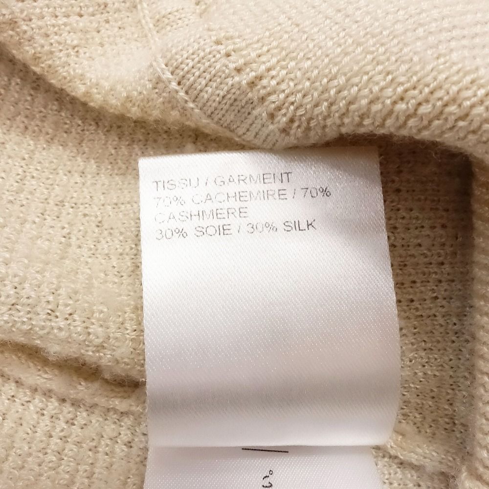 Chloe クロエ カシミヤ シルク 切替 ニット カットソー 七分袖 プル