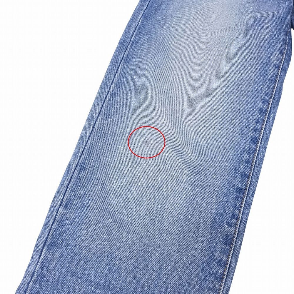 17aw SAINT LAURENT サンローラン デニム パンツ ロゴ刺繍 スリム