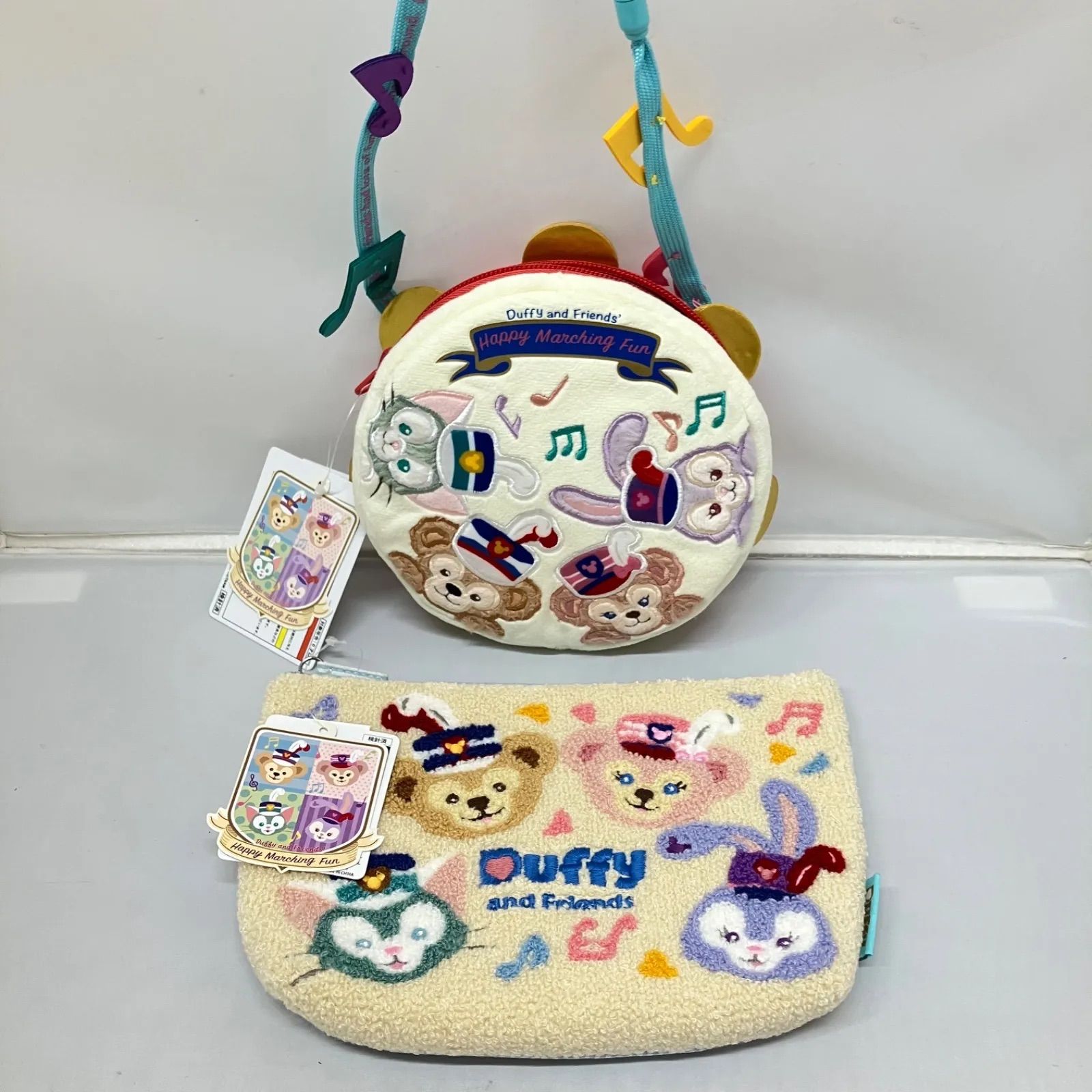 新品】ディズニー ダッフィー&フレンズ ポシェット ハッピーマーチング