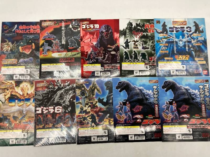 希少】ゴジラ/ガメラ/モスラ HGシリーズ POP台紙 10枚 まとめ 特撮