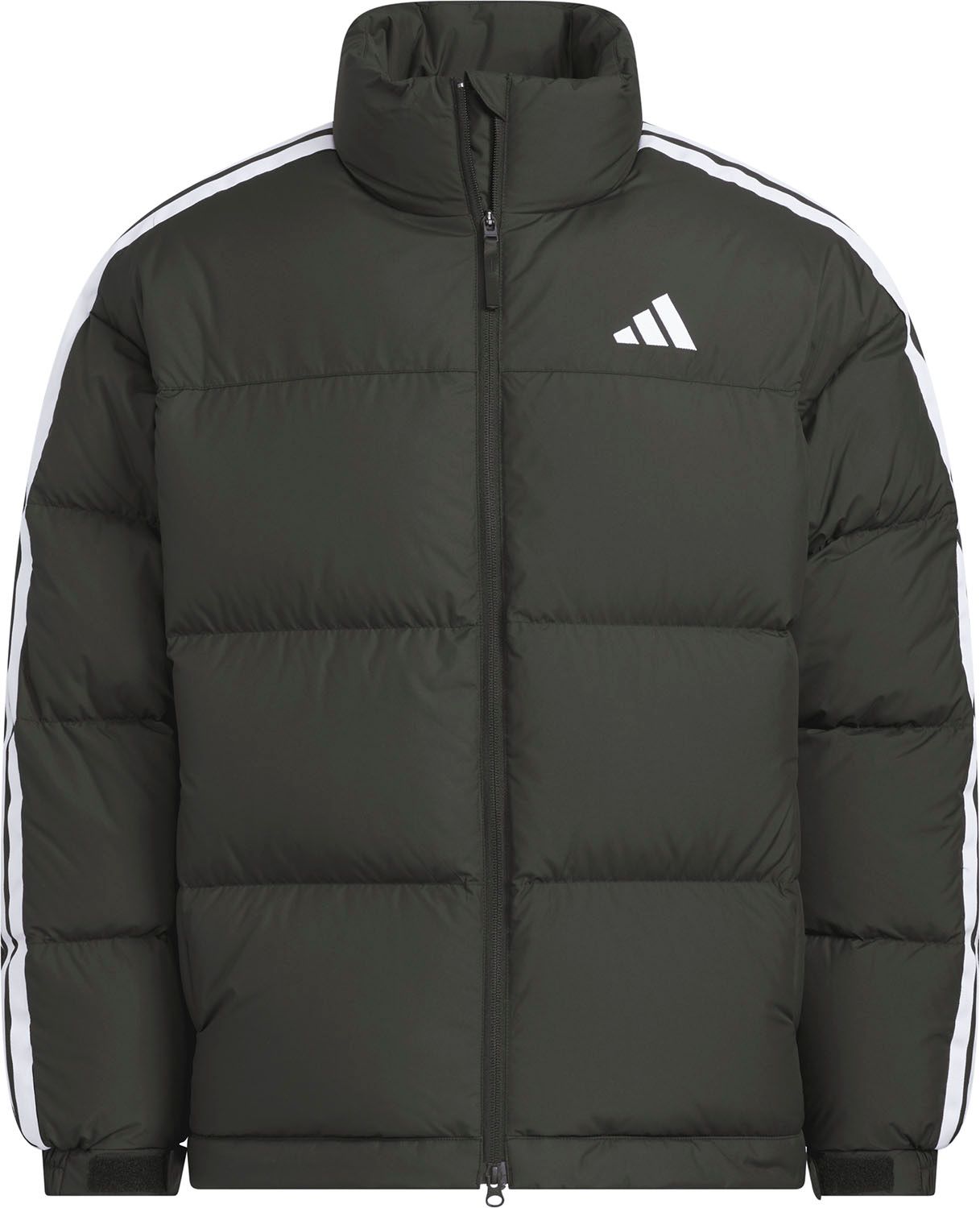 アディダス adidas スリーストライプス ルーズフィット ダウンジャケット メンズ 男性 断熱効果 アウター 上着 防寒着 ドローコード付き クライマウォーム ドライ 暖かい SU 251 KA 1193 ブラック