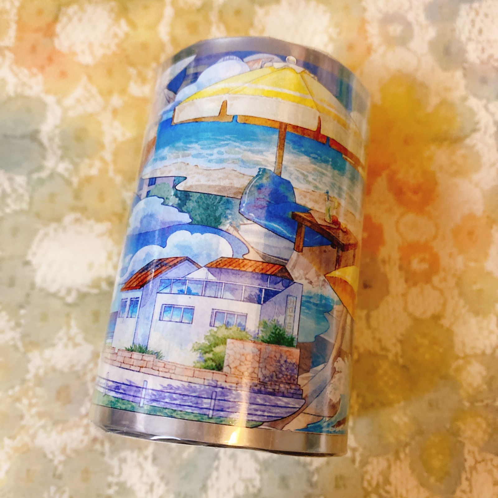 2510170 海風細語 海外マスキングテープ巻売り 風景マスキングテープ