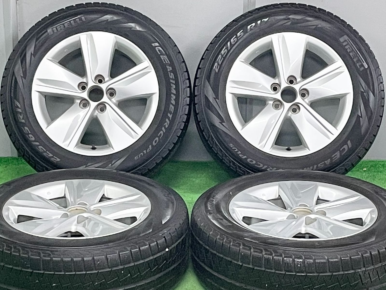 ︎ バリ溝 トヨタ 60ハリアー 17 in 7 J 39 PCD 114 3 アイスアシンメトリコ PLUS 225 65 R RAV 4 ヴァンガード スタッドレス