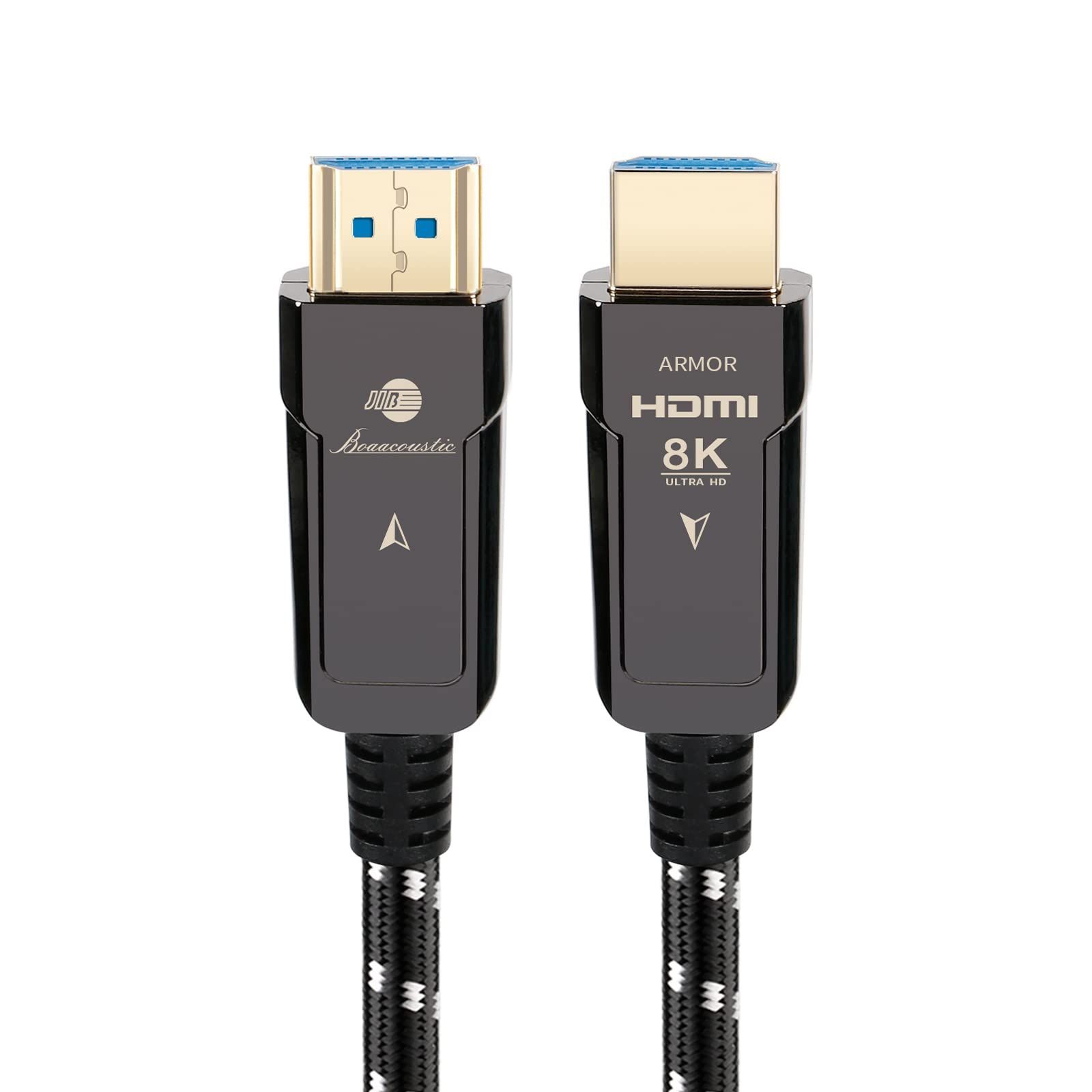 即日発送】光ファイバー8K HDMI ケーブルハイスピード 48Gbps HDMI 2.1