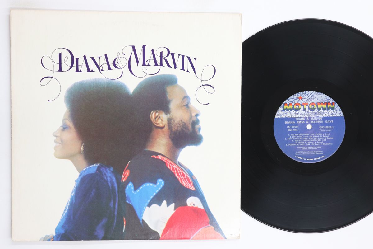 米LP Diana Ross, Marvin Gaye Diana & Marvin M803V1 MOTOWN /00260 米LP Diana Ross, Marvin Gaye Diana & Marvin M803V1 MOTOWN /00260