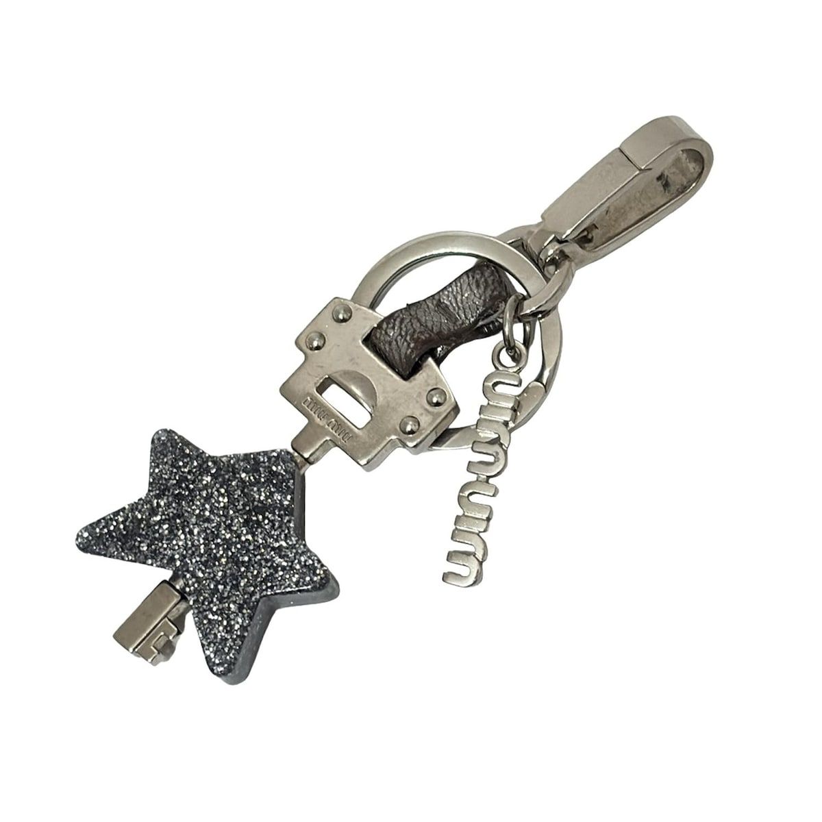 miumiu(ミュウミュウ) キーホルダー(チャーム) - シルバー