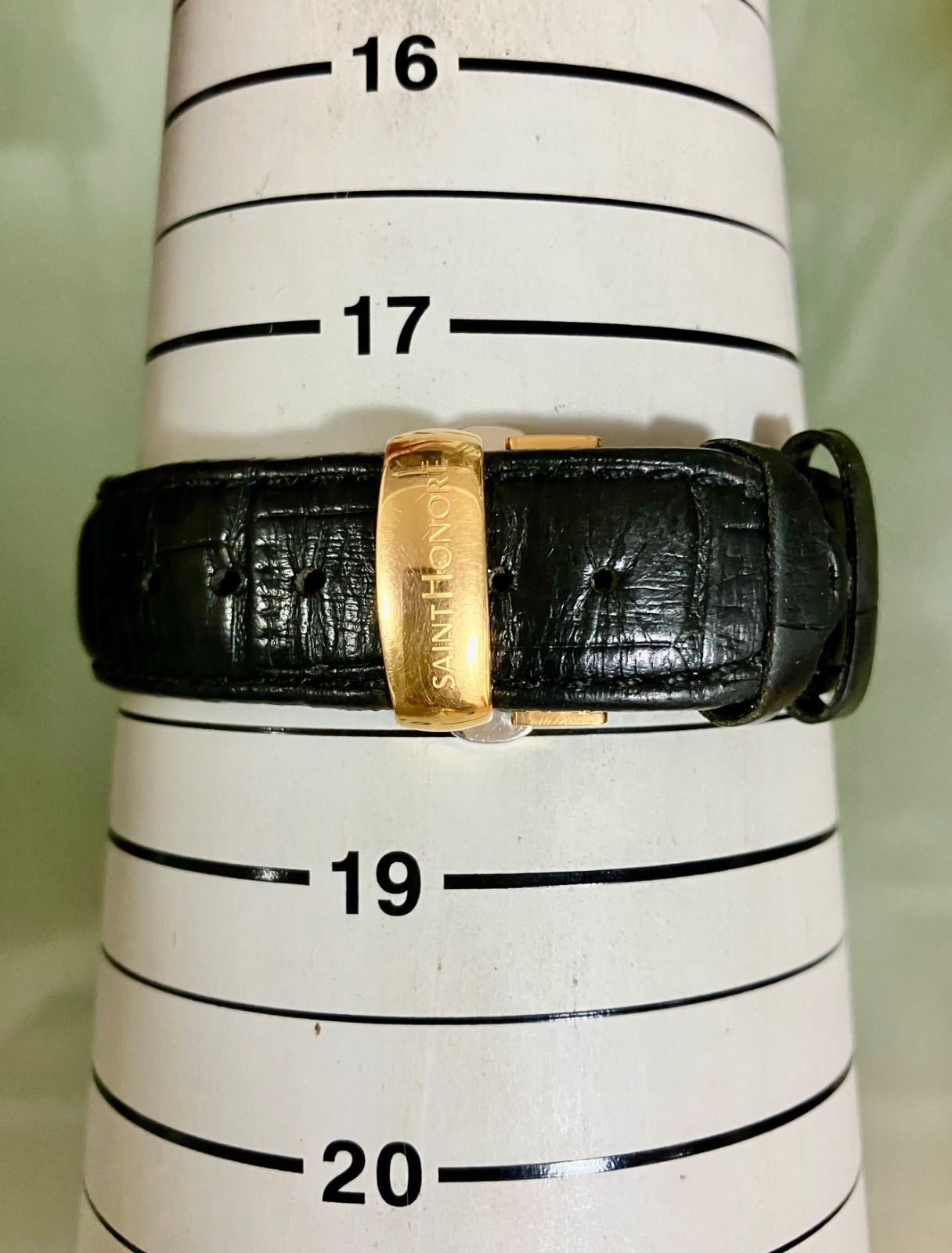 ☆稼働品☆SAINT HONORE サントノーレ☆クロノグラフ☆QZ☆デイト