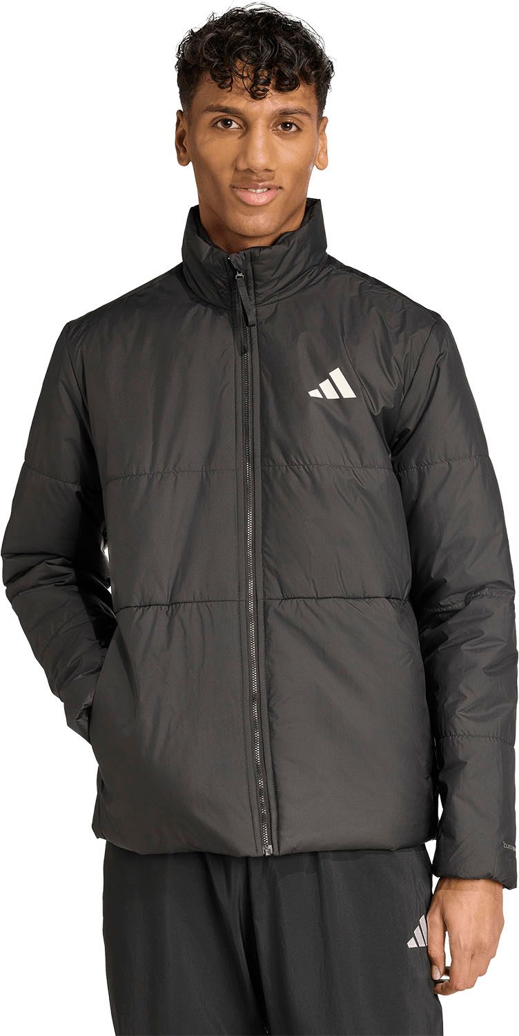 アディダス adidas BSC クライマウォーム スリーストライプス インサレーションジャケット JVG 91 JM 3922 ブラック アウター ウィンドブレーカー ウォーキング ランニングウェア トレーニング エクササイズ