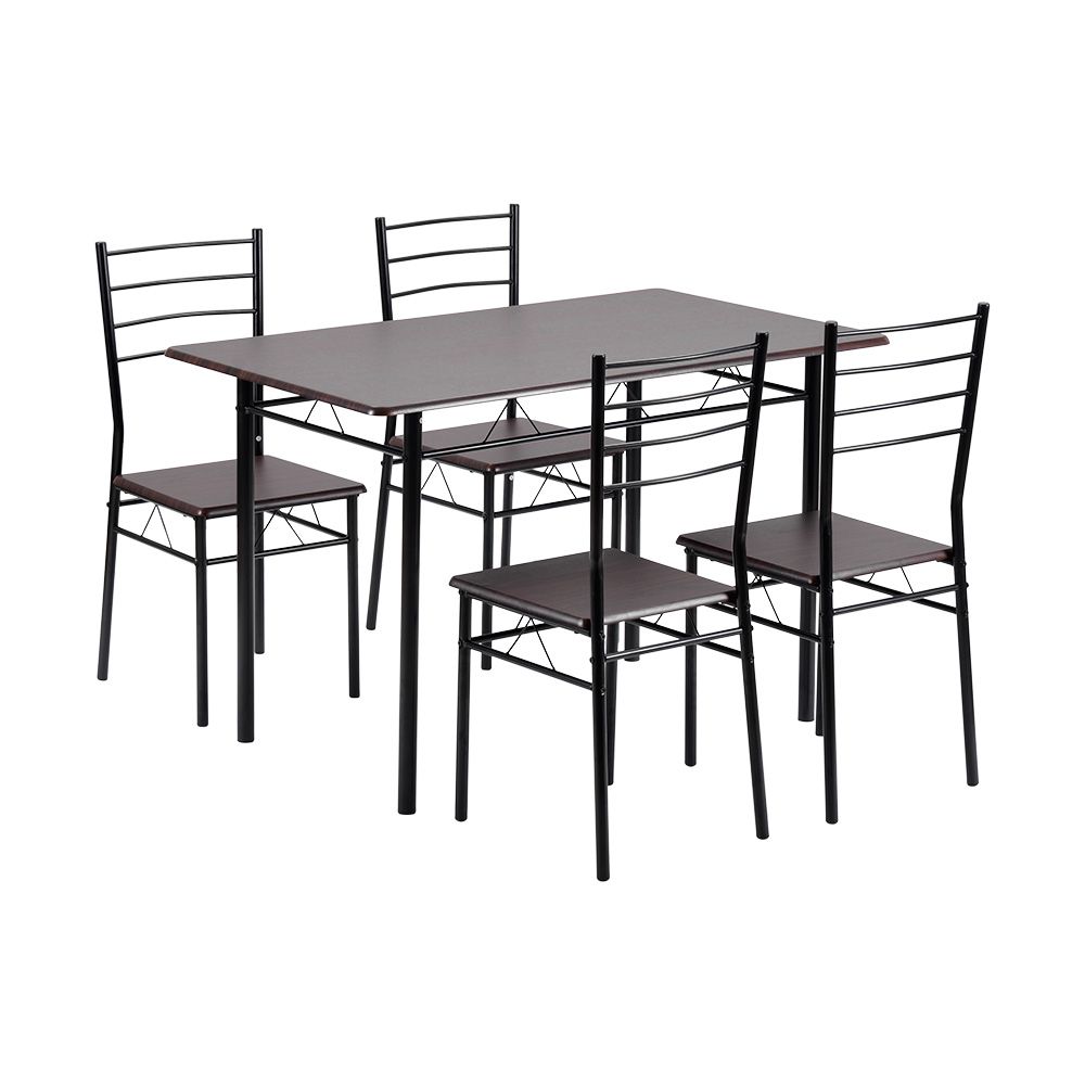 新生活支援】【ダークブラウン】ダイニングテーブル ダイニングセット