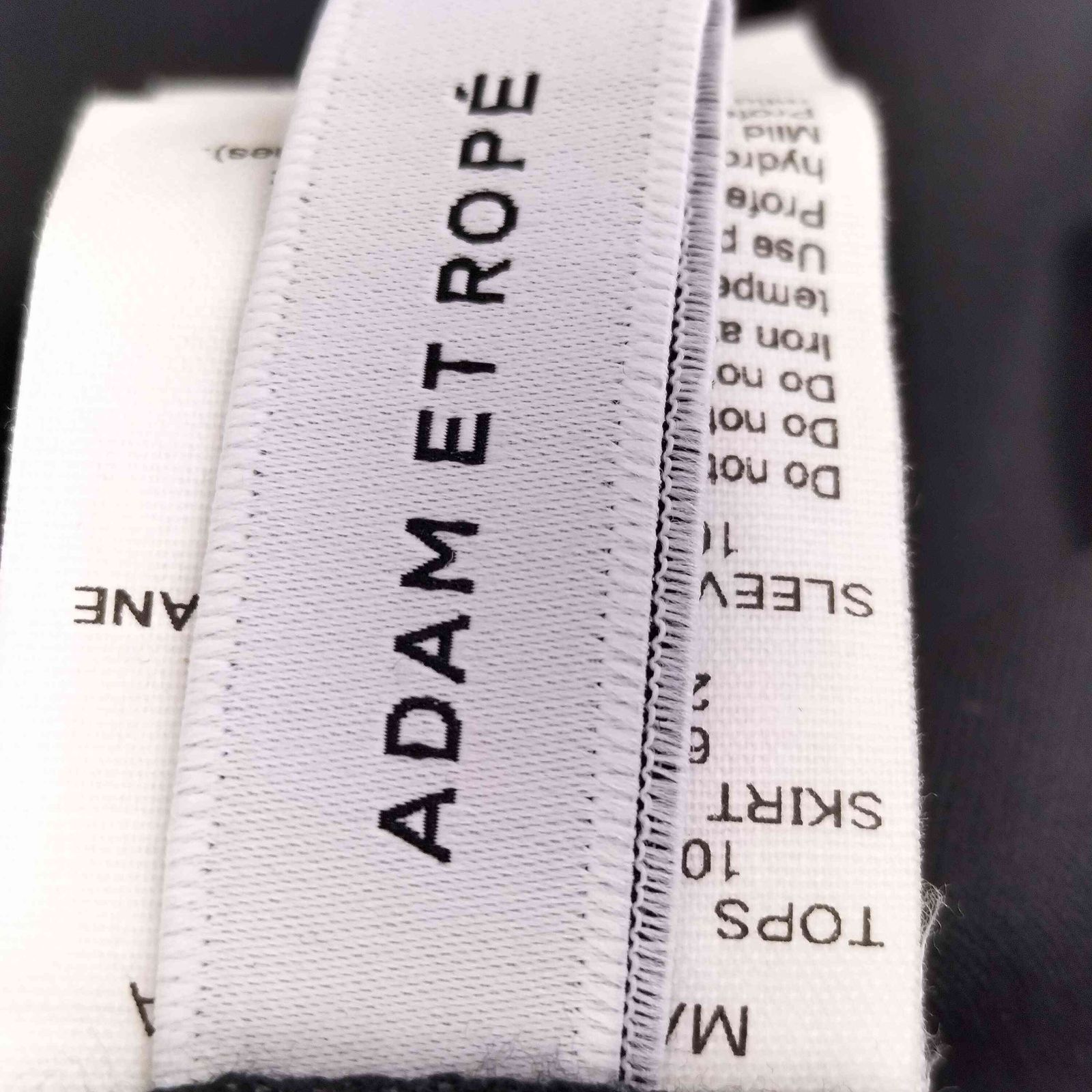 アダムエロペ Adam et Rope ジャガードポンチワンピース レディース