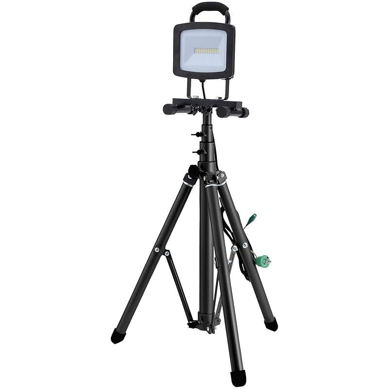 Caster コード式LED投光器 三脚付き 2800 lm CLP-2800-TPS