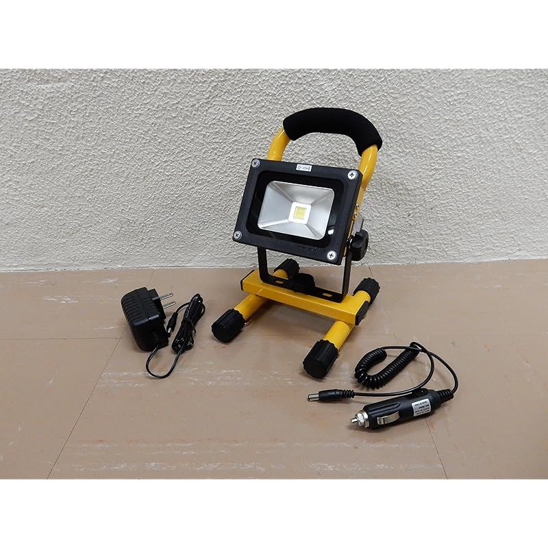 NEXcell ネクセル LED充電式投光器 台座マグネット付 GD-F 024-3 Y 10 W