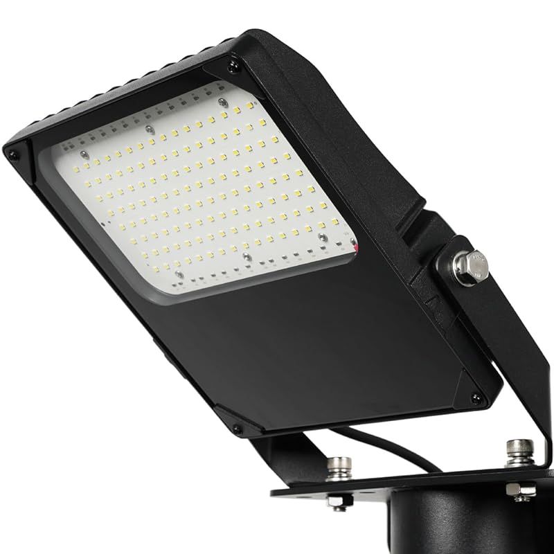 Wellux LED投光器 100 W IP 66防水 屋外用 高輝度 昼白色5000 K 作業灯 看板灯 防塵 耐衝撃 省エネ 長寿命 コンセント仕上げ 工事不要 UFL 23シリーズ