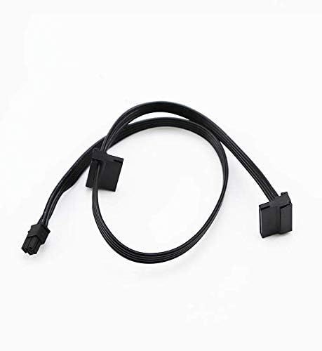 即日発送】Pin 4 to ATXミニ4ピンから2Xライトアングル15ピンSATA