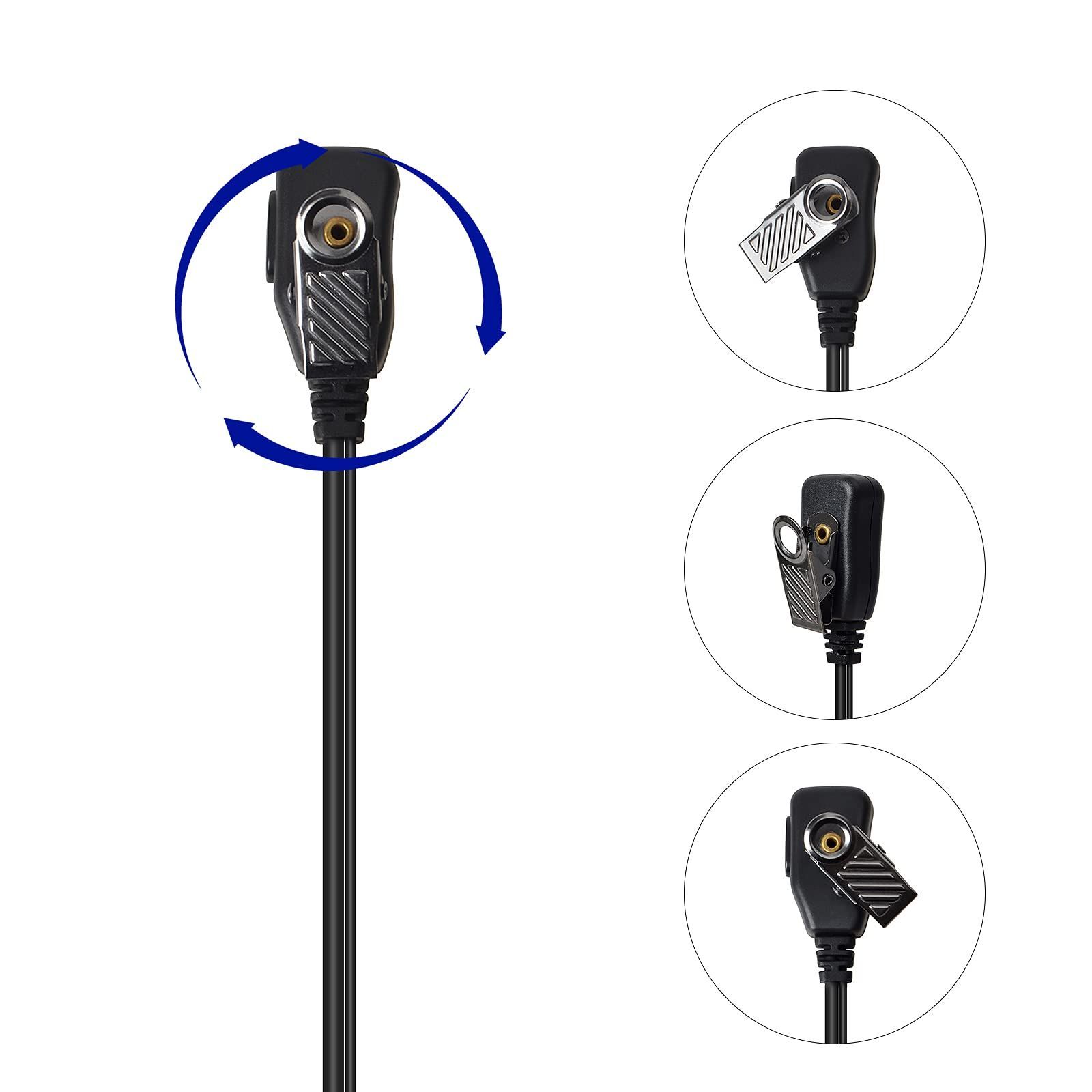 【新品未使用】トランシーバー【2点セット】 イヤホン付クリップマイクロホン付 新品未使用】トランシーバー【2点セット】 イヤホン付クリップ