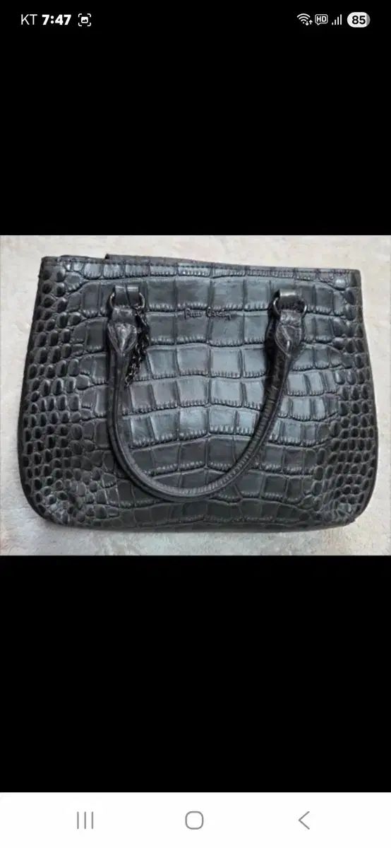 ピエール カルダン ブラック クロコ トートバッグ - メルカリ