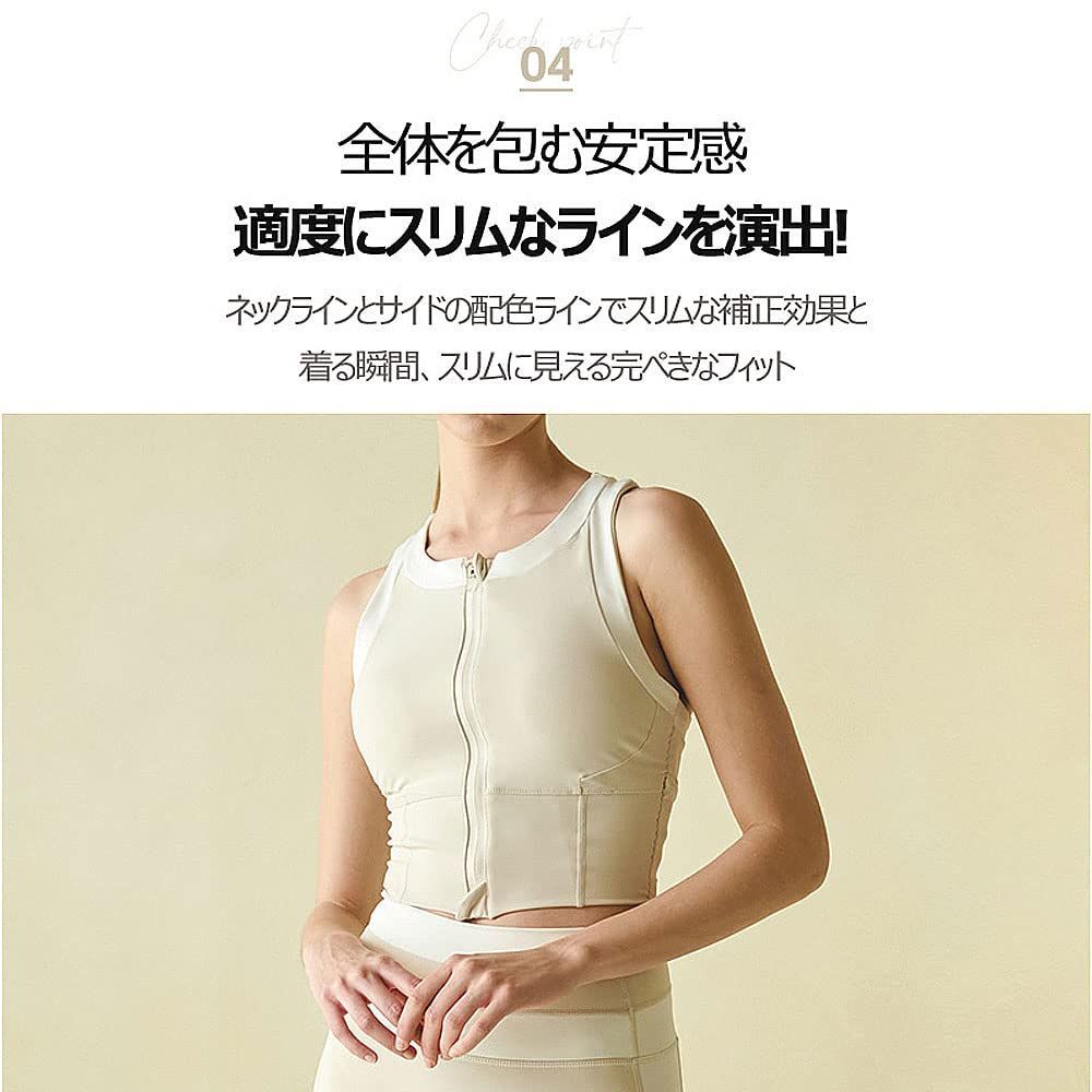 人気商品】ピラティス ヨガ 機能性 ジム 吸湿速乾 伸縮性 ジッパー付き