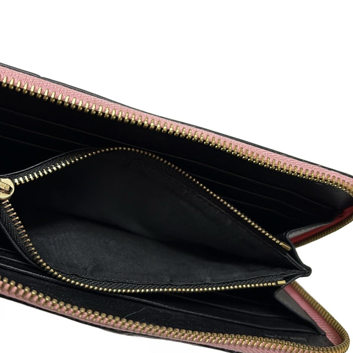 LOEWE(ロエベ) 長財布 パズル ピンク×ライトピンク レザー - メルカリ