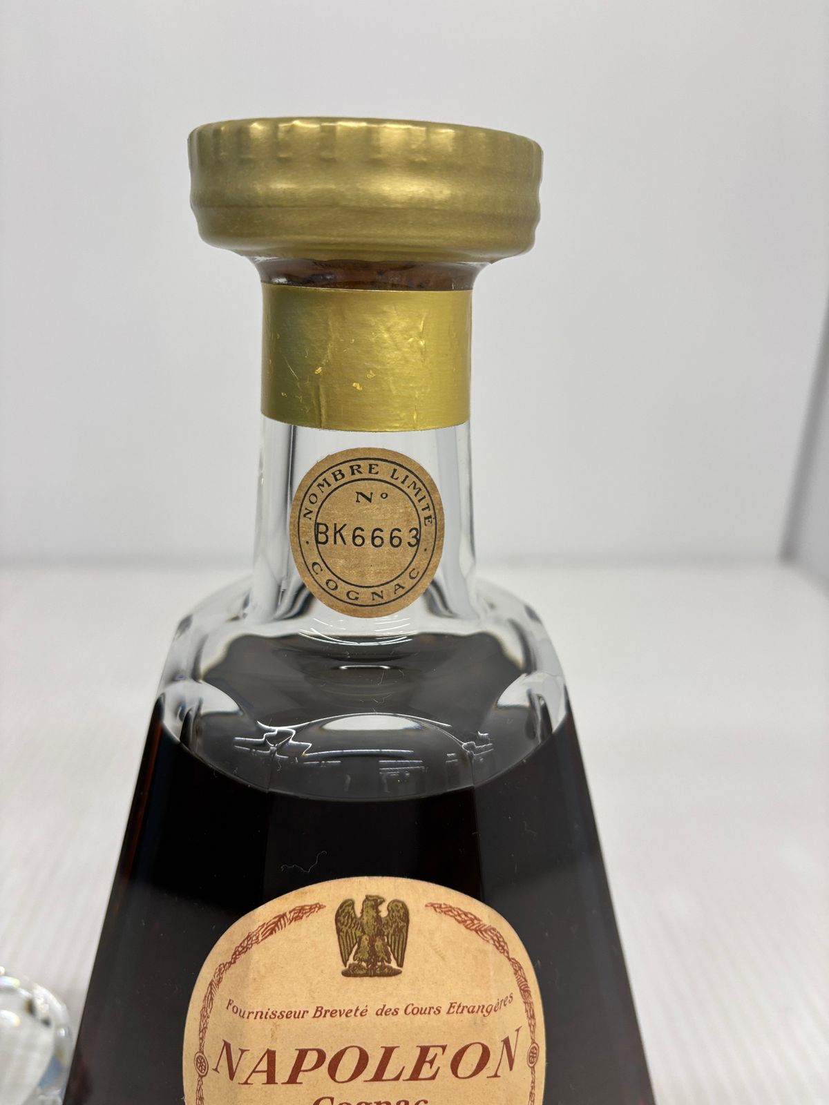 COURVOISIER Napoleon Baccarat crystal decanter クルボアジェ