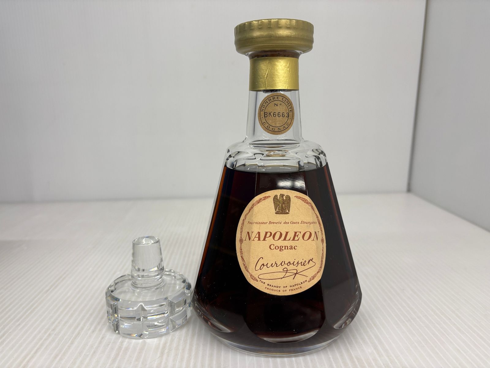 COURVOISIER Napoleon Baccarat crystal decanter クルボアジェ