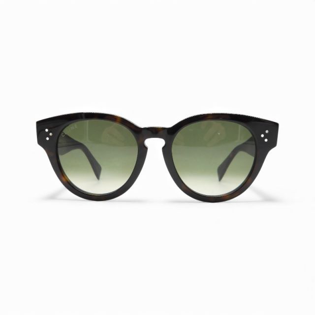 CELINE BOSTON SUNGLASSES CL41061/F/S 086XM ケース有 セリーヌ セルフレーム ボストンサングラス ダークブラウン べっ甲柄 眼鏡 大名店
