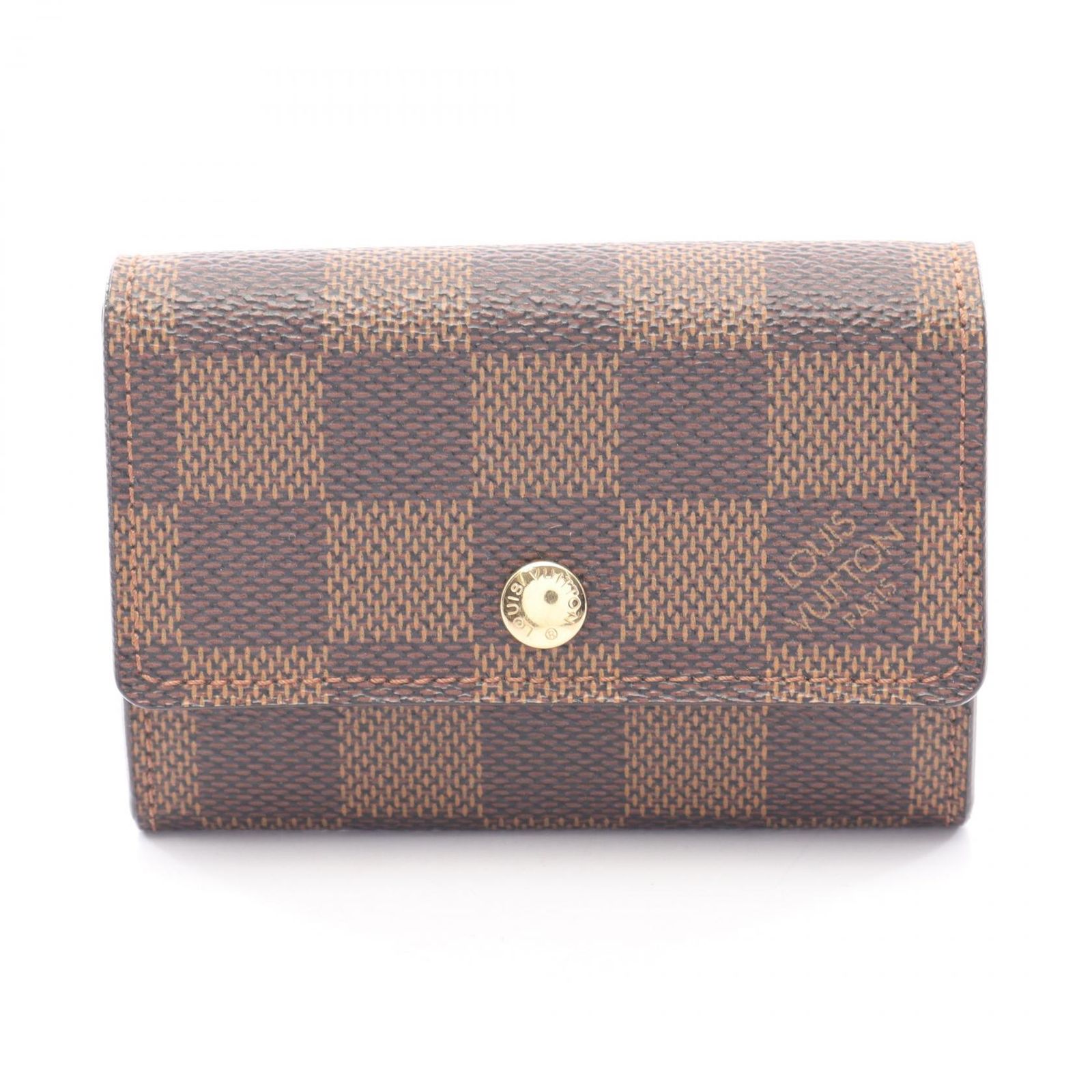 【LOUIS VUITTON】 ケース ダミエ エベヌ ポルトモネプラ LOUIS VUITTON ルイ・ヴィトン ポルトモネプラ ダミエエベヌ コイン