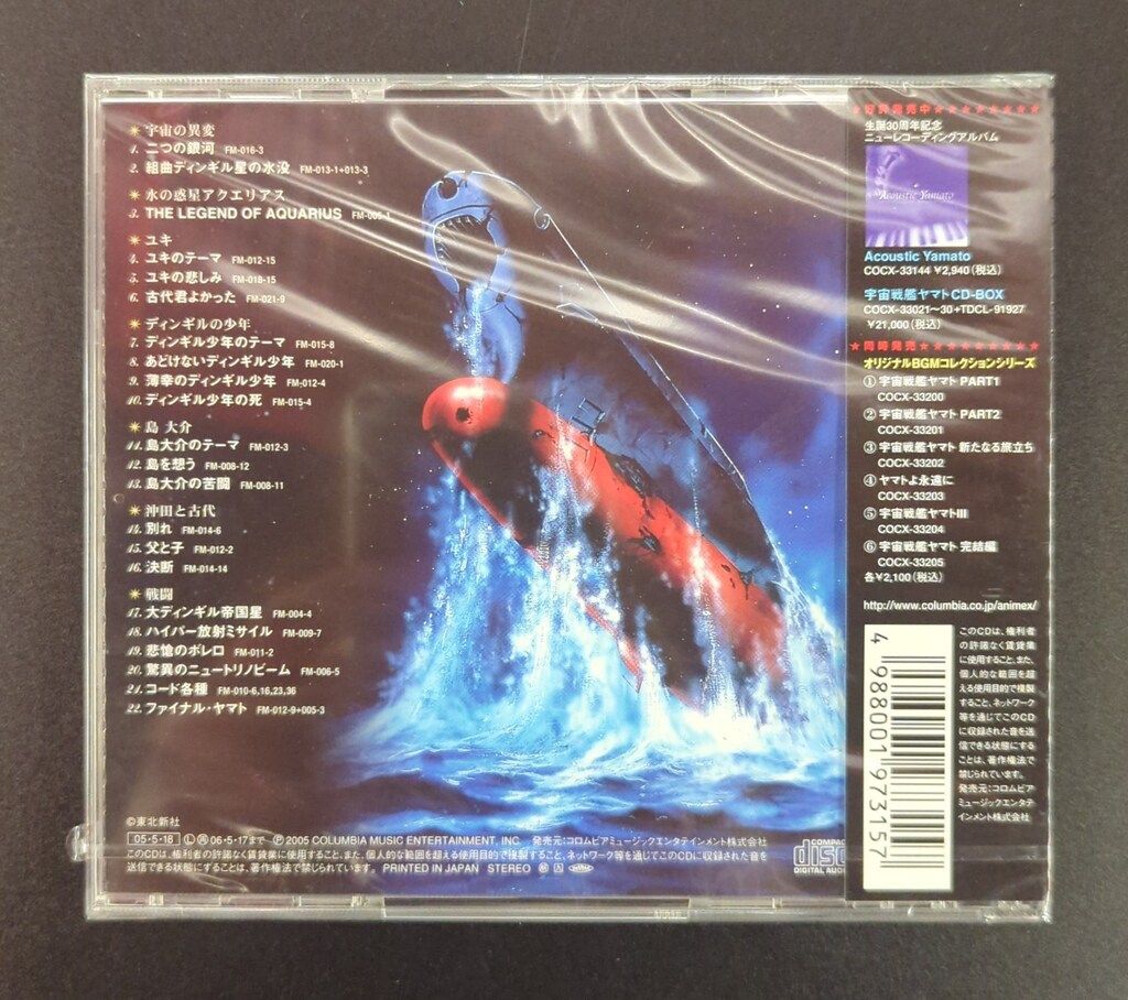 未開封 アニメCD 再販盤) 宇宙戦艦ヤマト 完結編 オリジナルBGM