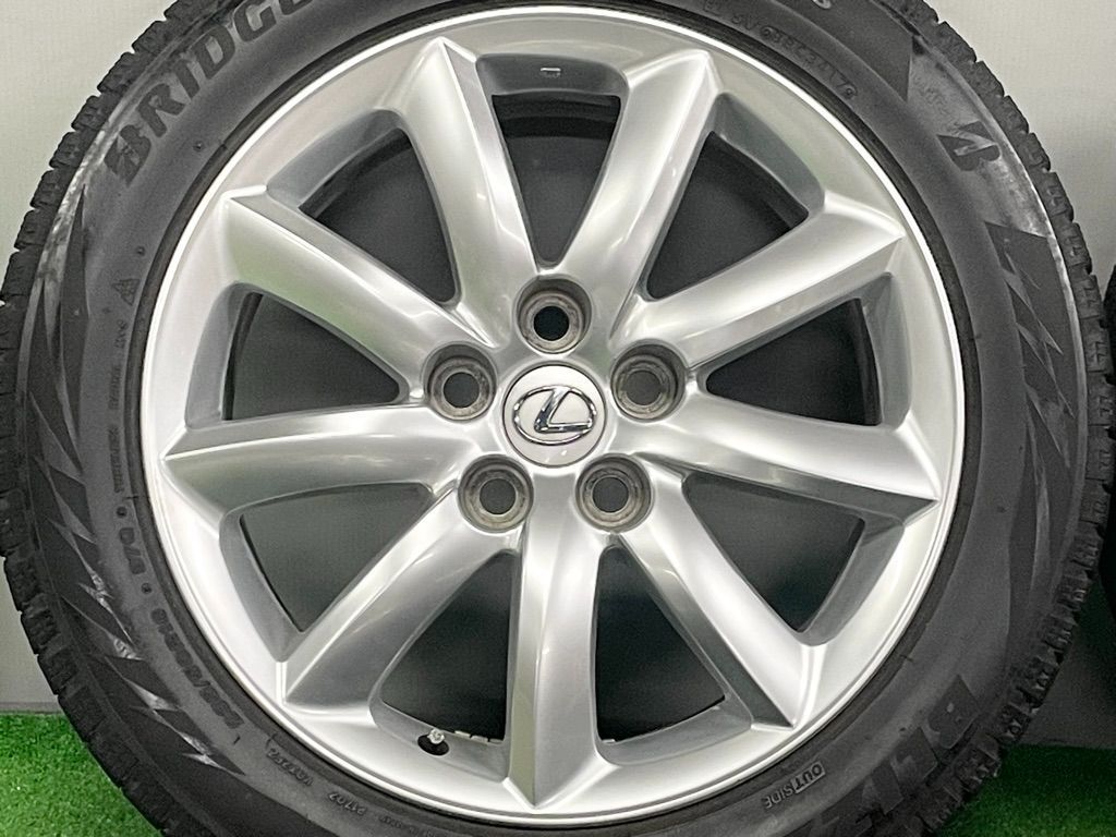  ︎ ホイール良好品 レクサス LS 460 18 in 7 5 J 32 PCD 120 VRX 2 235 50 R バージョンL 600 h 車検 交換 戻し 18インチ タイヤ ホイールセット