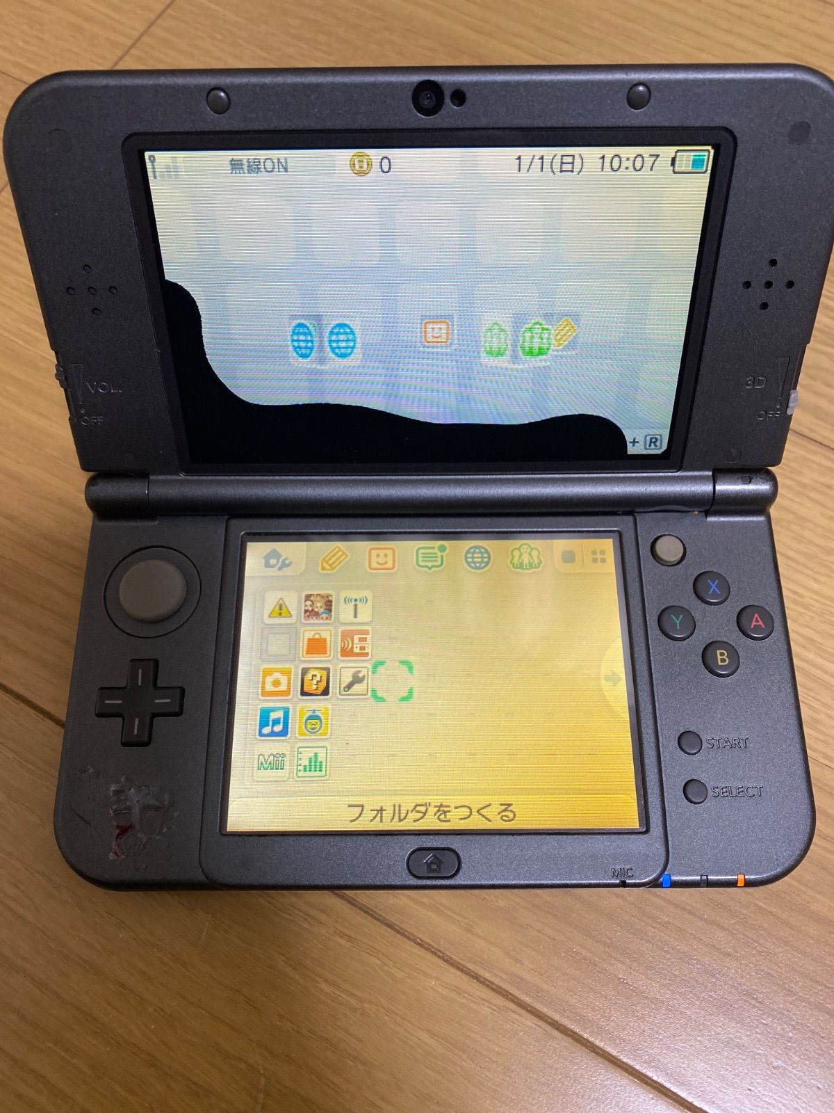 newニンテンドー3DS LL 本体 ブラック ジャンク - メルカリ