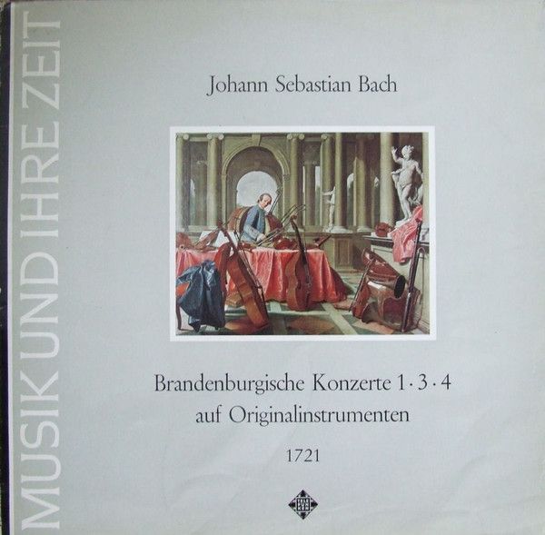 独LP Johann Sebastian Bach Brandenburgische Konzerte 1 3 4 Auf