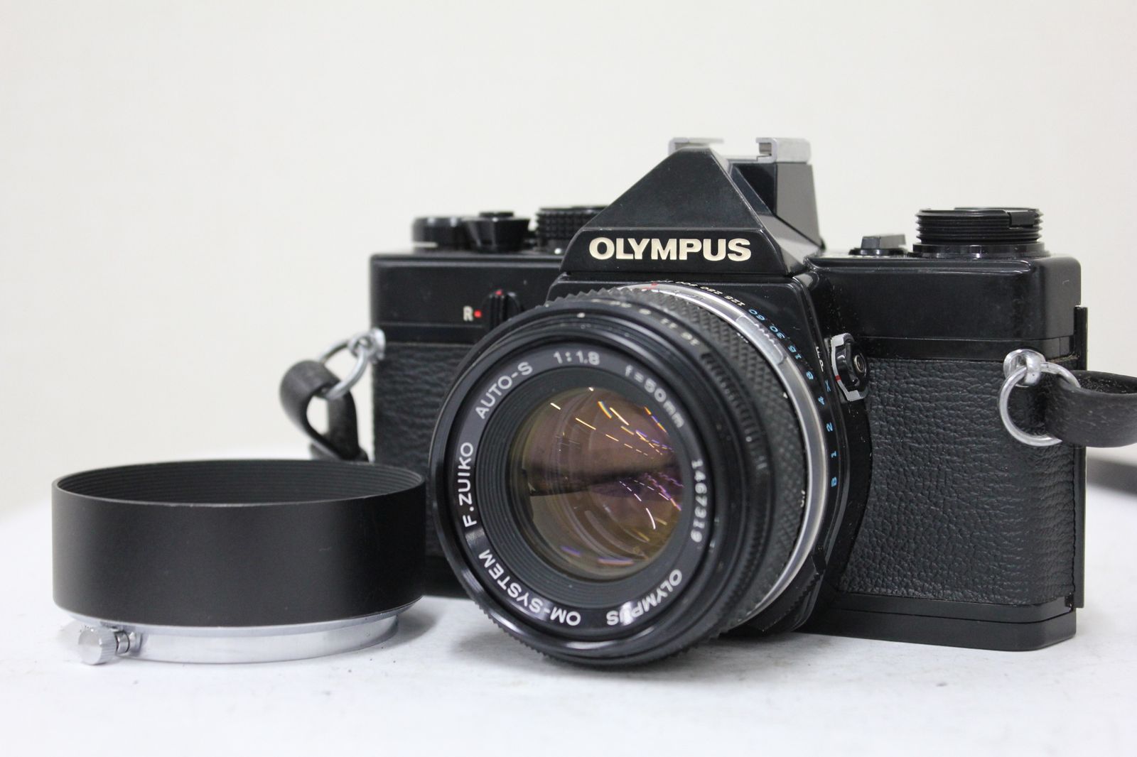 【整備品・返品保障】オリンパス OM-1/50mm f1.8 返品保証】 オリンパス Olympus OM-1 ブラック OM-SYSTEM F.ZUIKO AUTO