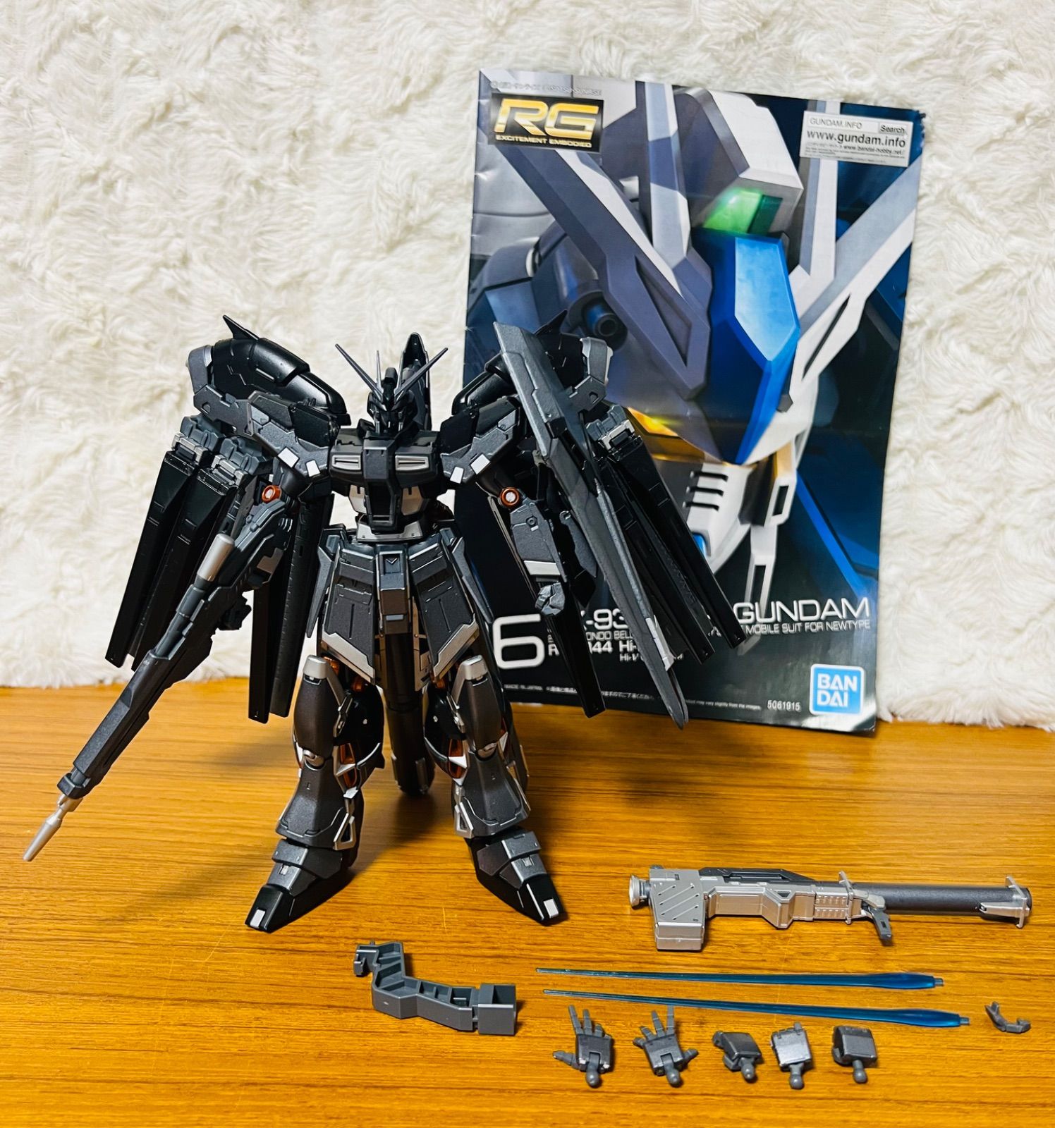 RG Hi νガンダム 塗装済み ガンプラ