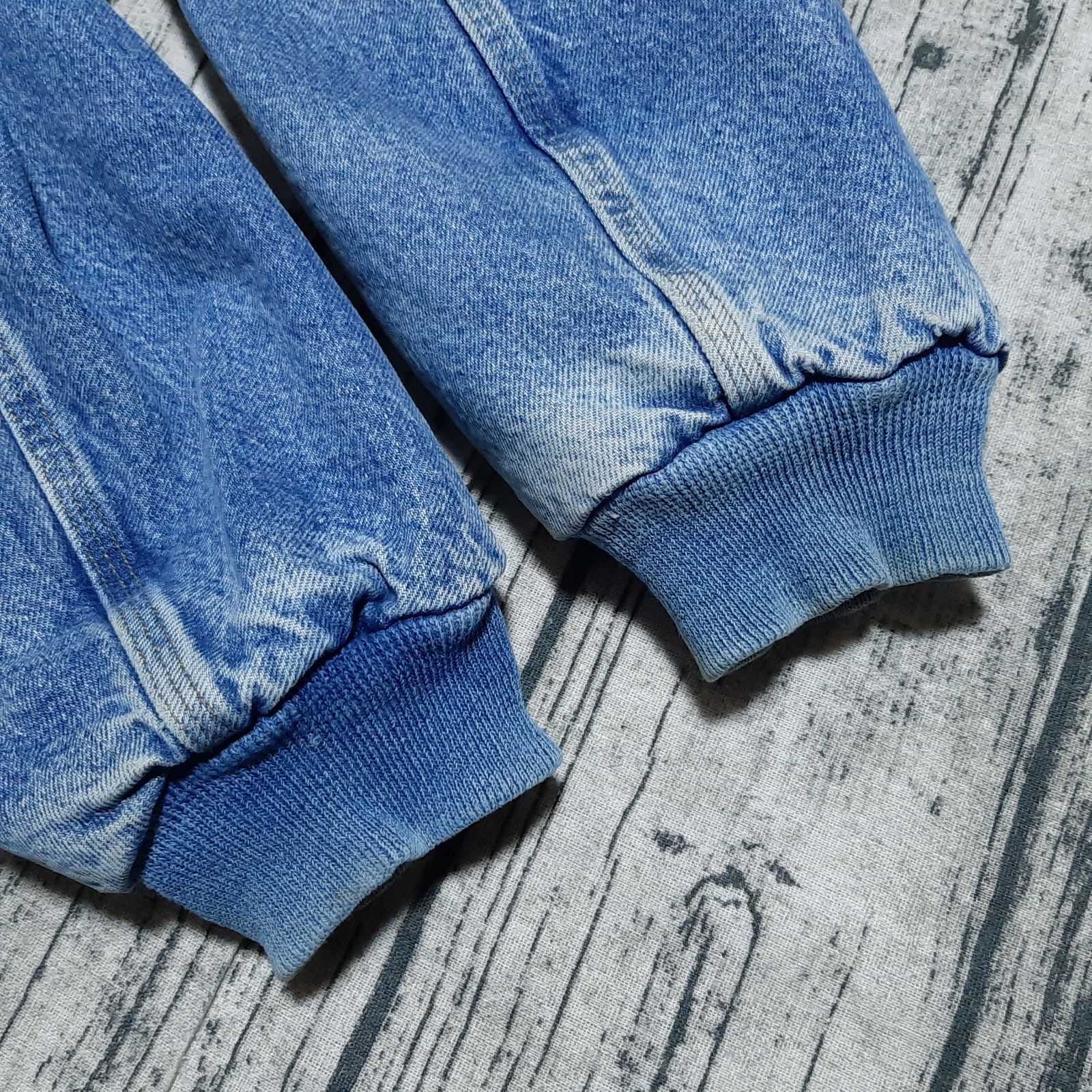 size M】Carhartt デニムアクティブジャケット レザーパッチ