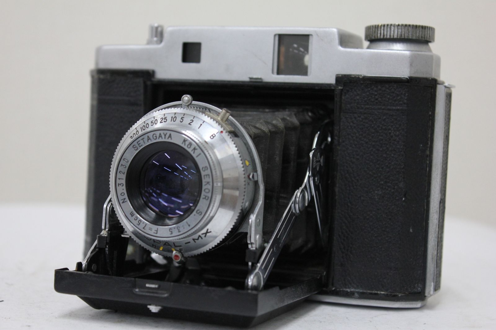 返品保証】 マミヤ Mamiya-6 SEKOR S. 7.5cm F3.5 蛇腹カメラ e4288