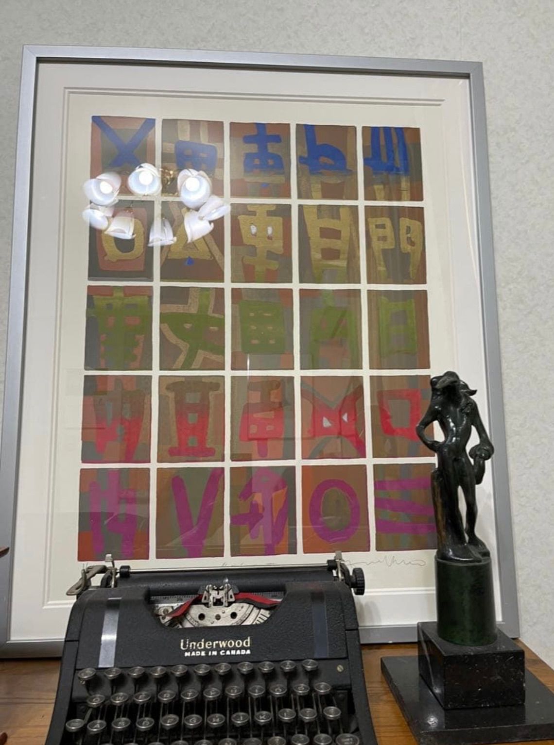 シルクスクリーン 【ダイアリー】 ジニーキム Jeannie Kimmサイン・ED