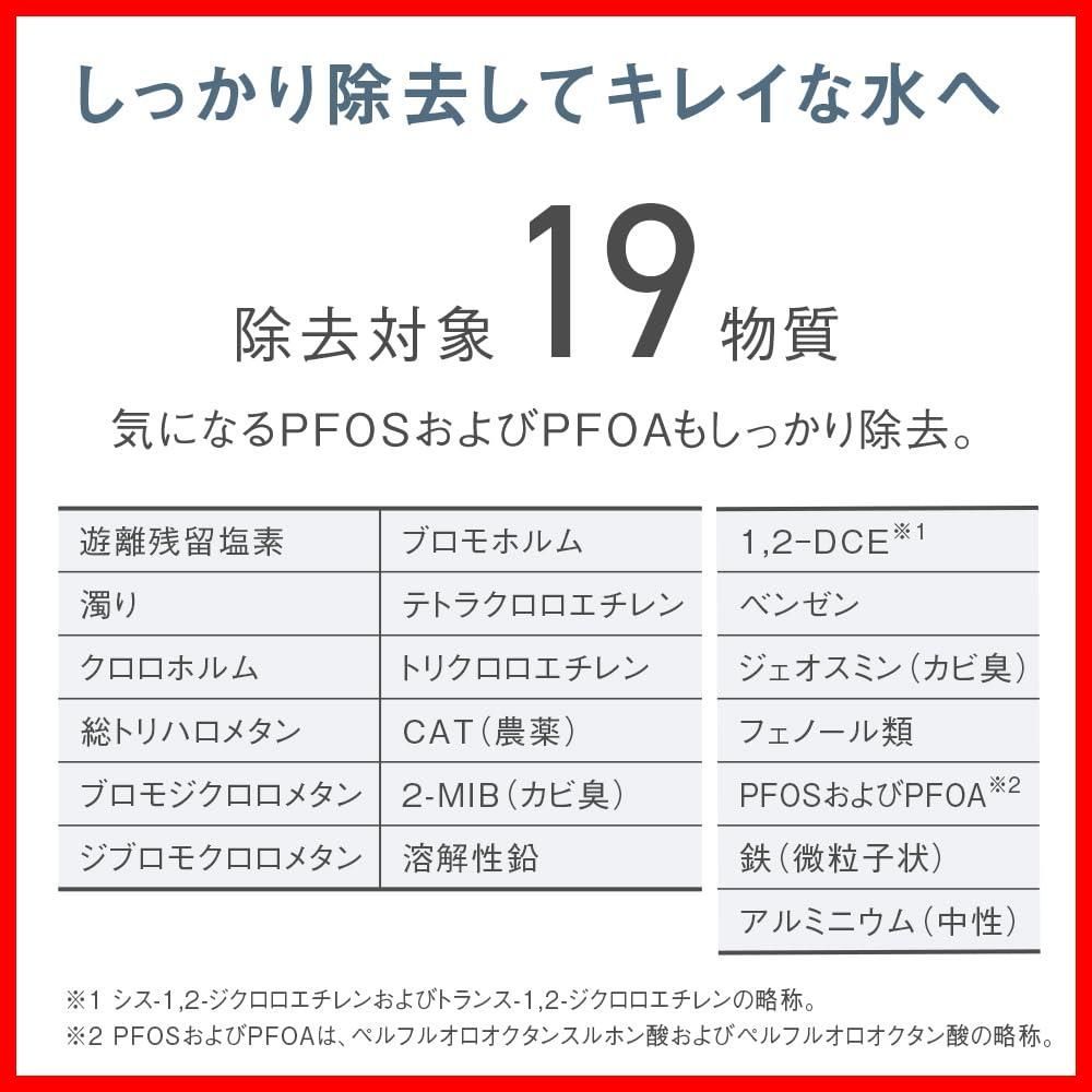 蛇口直結型浄水器 発売 パナソニック PFOS PFOA除去対応 TK CJ 14 W ホワイト